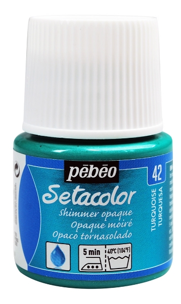 Picture of Pebeo Setacolour Opaque Shimmer - 45ml Turquoise(42)