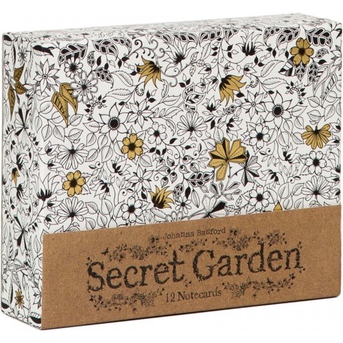 Secret Garden 12 Notecards By Johanna Basford Adult