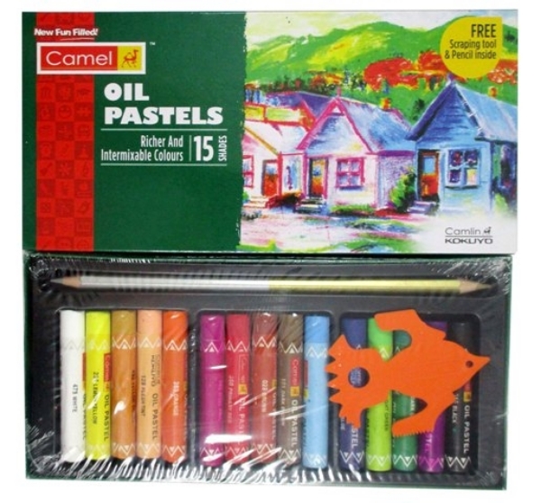 Picture of Camlin Oil Pastels - Set of 15 Shades