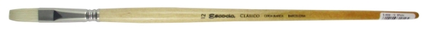 Picture of Escoda SR-4829 CLASICO FLAT BRISTLE BRUSH No:12