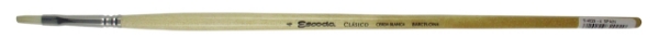 Picture of Escoda SR-4829 CLASICO FLAT BRISTLE BRUSH No:4