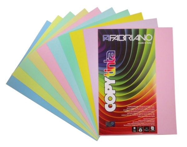 Picture of Fabriano Copy Tinta 80gsm Craft Paper A4- Pastel (40 Sheets)