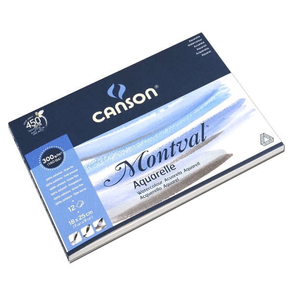 Picture of Canson Montval Pad CP 300gsm 18x25cm