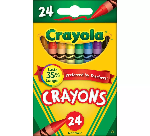 Crayola Classic Crayons, Multicolor - 8 count