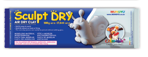 Picture of Mungyo Sculpt Air Dry Colourable Clay - 500g