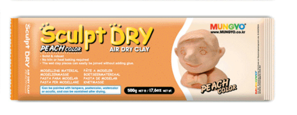 Picture of Mungyo Sculpt Air Dry Clay Peach - 500g