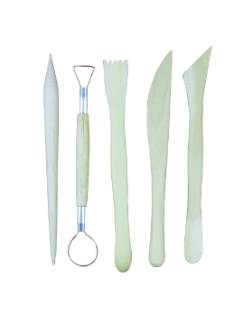 Picture of Clay Modelling Wooden tool Set 5