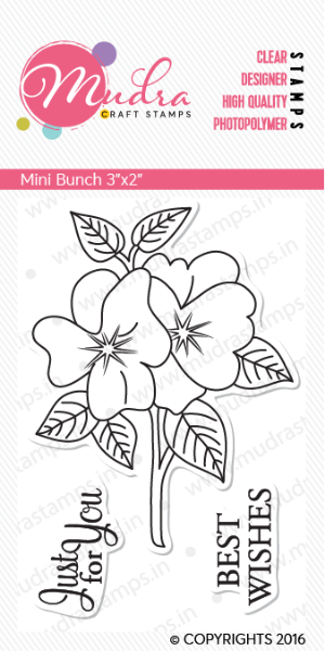 Picture of Mudra Photopolymer Stamps - Mini Bunch 3"x2"