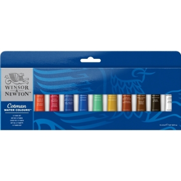 Picture of WN Cotman Watercolour Set of  12 Tubes x  8ml