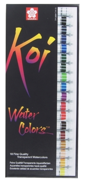 Picture of Sakura Koi Watercolour Tubes - Set of 18 (12ml)