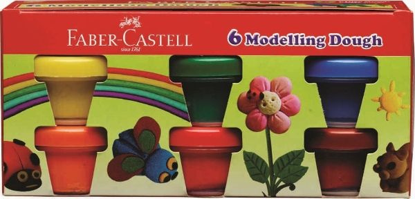 Picture of Faber Castell Modelling Dough - Set of 6