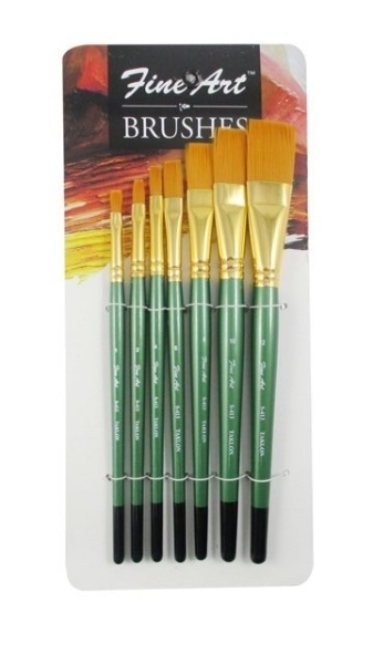 Picture of Fine Art Flat Brush Set (S-413)