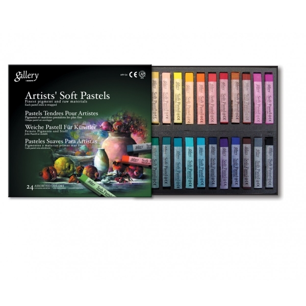 W&N Artists Soft Pastels Portrait 24色セット W&N Artists Soft Pastels Portrait 24色セット Alphacolor Soft
