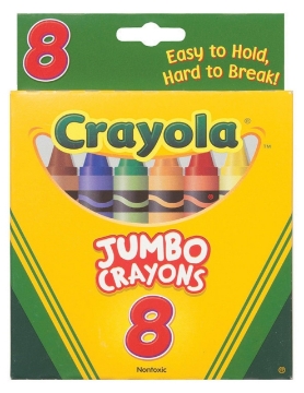 Picture of Crayola JUMBO Crayons Set 8