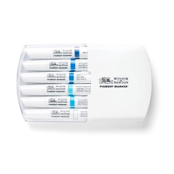 Picture of WN Pigment Marker Set 6 - Blue Tones