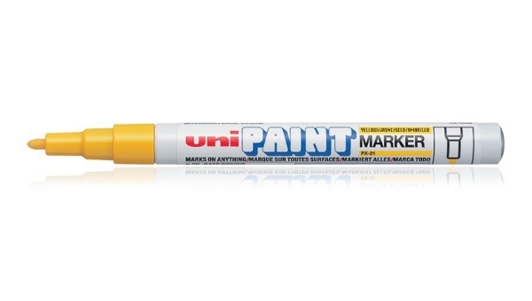 Picture of Uni Paint Marker 0.8mm-1.2mm - Yellow