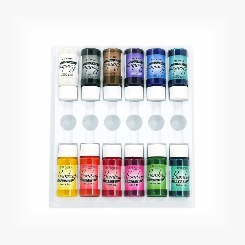 htconline.in| Dr.Ph.Martin's Bombay India Ink Set - 1 (12 colours ...