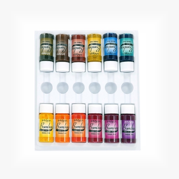 Picture of Dr.Ph.Martin's Bombay India Ink Set - 2 (12 Colours - 15ml)