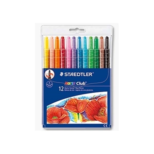 Picture of Staedtler Noris Club Twist-able Wax Crayons - Pack of 12