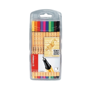 Picture of STABILO Point 88 Fineliners - Pack of 10)