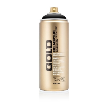 Picture of Montana Gold Shock 400ml Spray Paint Shock Black - S9000