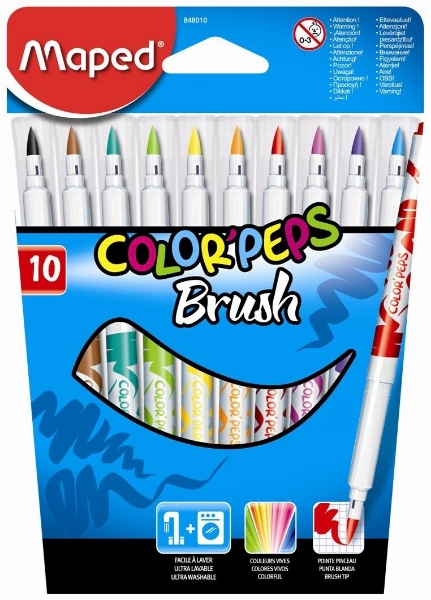 Picture of Maped Color'Peps Brush Pen Set of 10