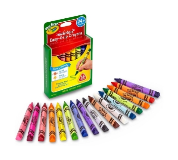 Picture of Crayola Washable Easy - Grip Crayons Triangular Shape Set of 16