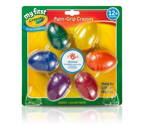 Picture of Crayola Palm-Grip Crayons Set of 6