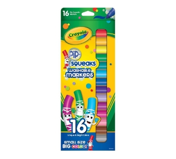 Picture of Crayola Pip Squeaks Washable Markers Set of 16