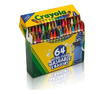 Picture of Crayola Ultra-Clean Washable Crayons Set of 64