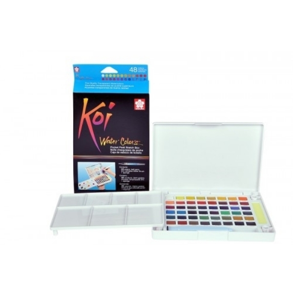 Picture of Sakura Koi Watercolour Cakes - Set of 48 (Field Kit)