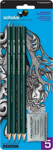 Picture of Prismacolor Scholar Graphite Drawing Set of 5