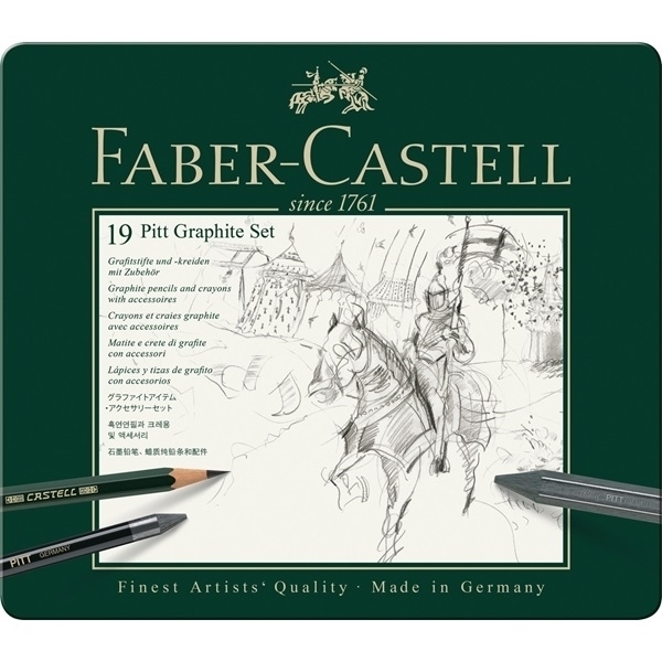 Picture of Faber Castell Pitt Graphite - Set of 19