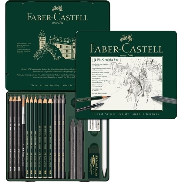 Picture of Faber Castell Pitt Graphite - Set of 19