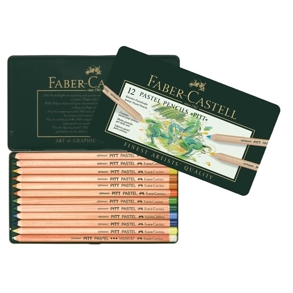 Picture of Faber Castell Pitt Pastel Pencils - Set of 12