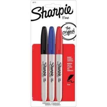 Picture of Sharpie Fine Permanent Marker Set of 3 (Assorted)