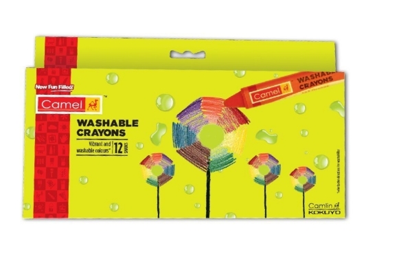 Picture of Camlin Washable Crayons - Set of 12