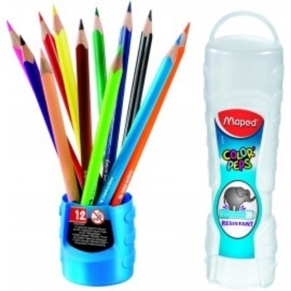 Picture of Maped Color'Peps Colour Pencil Set of 12 (Tube Pack)