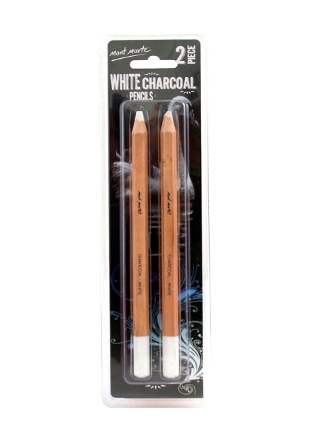 Picture of Mont Marte White Charcoal Pencil - Set of 2