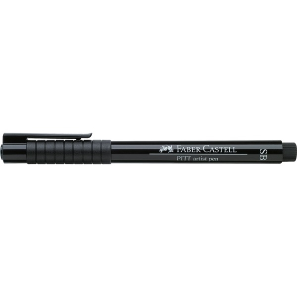 Picture of Faber Castel Pitt Artist Pen Soft Brush (Black)