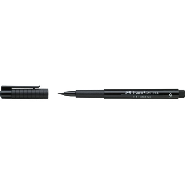 Picture of Faber Castel Pitt Artist Pen Soft Brush (Black)