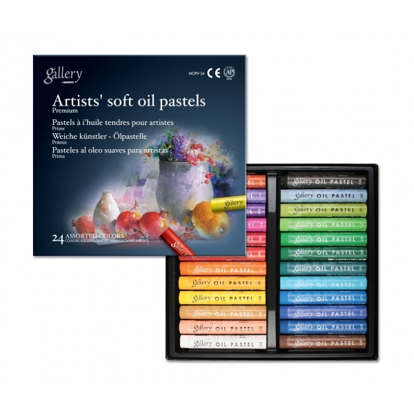Picture of Mungyo Gallery Artist Soft Oil Pastels - Set of 24 (Assorted Colours)