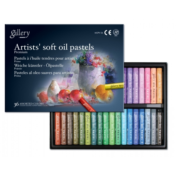 Picture of Mungyo Gallery Artist Soft Oil Pastels - Set of 36 (Assorted Colours)