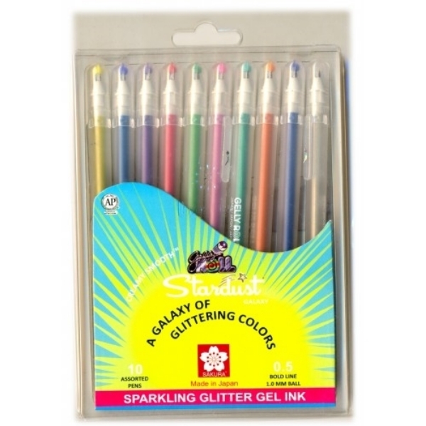 Picture of Sakura Gelly Roll Stardust Pens - Set of 10