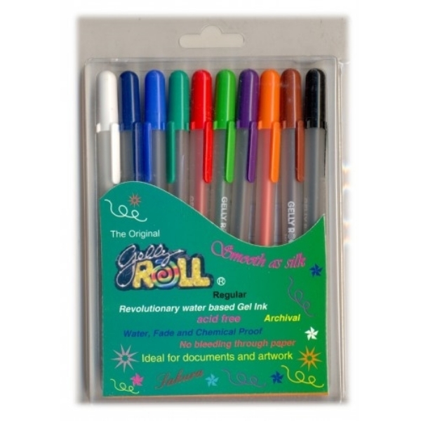 Picture of Sakura Gelly Roll Pens Regular - Set of 10