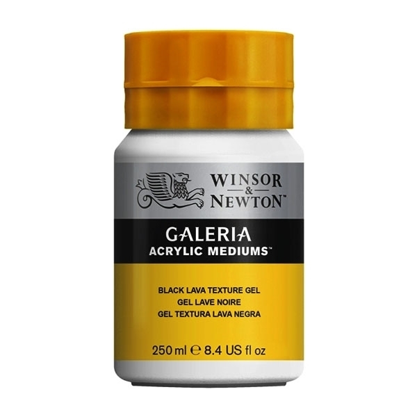 Picture of Winsor & newton Galeria Black Lava Texture Gel 250ml