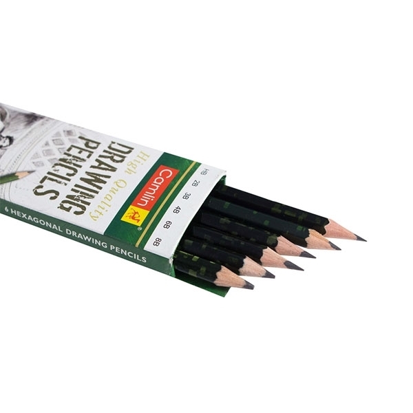 Camlin High Quality Drawing Pencils - HB / 2B / 4B / 6B / 8B / 10B - Online  Stationery Trivandrum