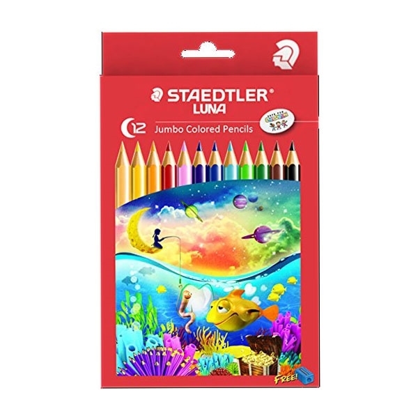 Picture of Staedtler Luna Jumbo Coloured Pencils - Set of 12
