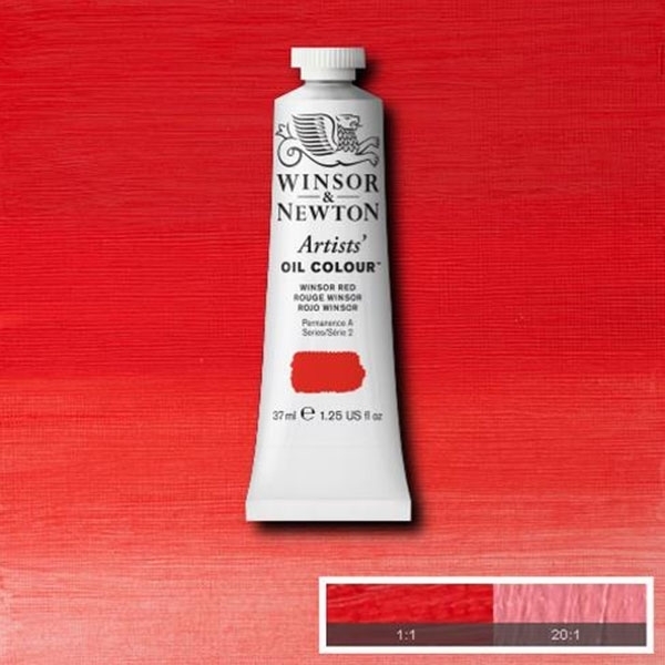 Picture of Winsor & Newton Artist Oil Colour - SR-2 Winsor Red 37ml (726)