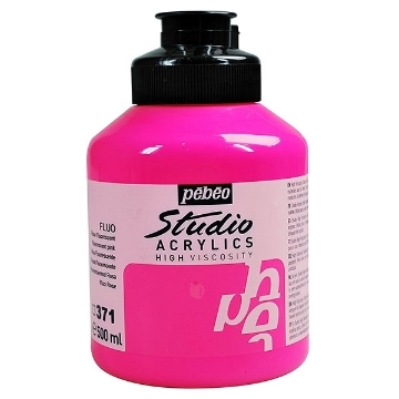 Picture of Pebeo Studio Acrylic Fluorescent Pink (371)